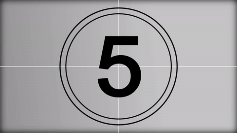 Compte à rebours de 5 s